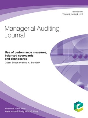cover image of Managerial Auditing Journal, Volume 32, Issue 2